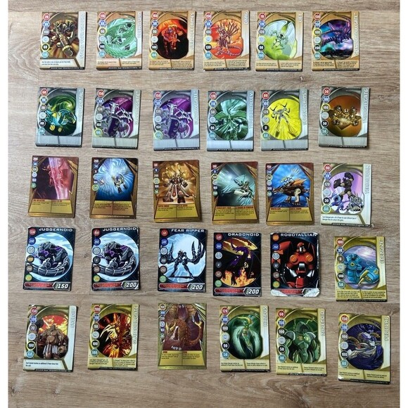 Bakugan Battle Brawlers Metal Cards / Lot of 30 - Picture 1 of 5